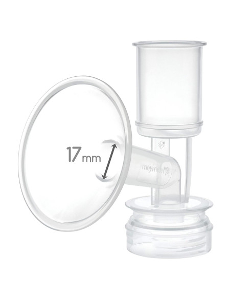 Flange de escudo de pecho Maymom 17 mm para extractores Ameda