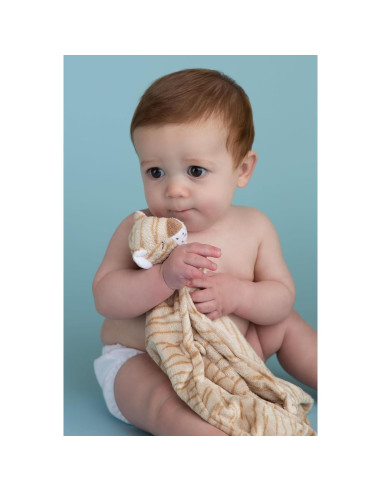 Manta de Seguridad Tigre Angel Dear 33x33 cm Suave Microfibra