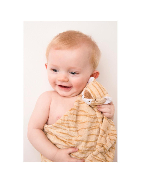 Manta de Seguridad Tigre Angel Dear 33x33 cm Suave Microfibra