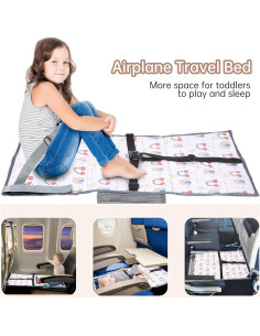 Cama de avión portátil PAHTTO para niños 79x44cm impermeable 2