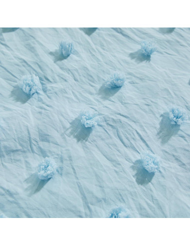 Juego de Ropa de Cuna 3 Piezas Uozzi Azul Boho Shabby Chic