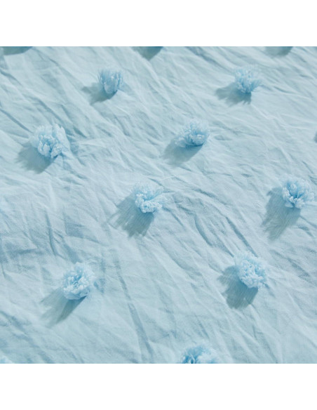 Juego de Ropa de Cuna 3 Piezas Uozzi Azul Boho Shabby Chic