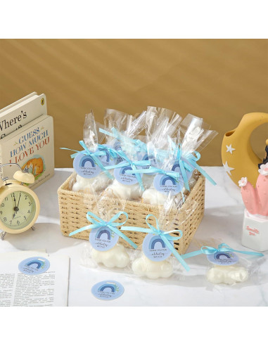 20 Jabones Decorativos en Forma de Nube Demissle - Regalos Fiesta Bebé