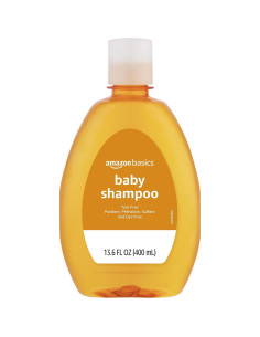 Champú para Bebés Sin Lagrimas Amazon Basics 400 ml Paquete de 4 2
