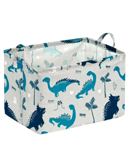 Cesta de Almacenamiento Impermeable MAIZMZ 37.8x25.9cm Dinosaurio Verde Cesta de Almacenamiento Impermeable MAIZMZ 37.8x25.9cm Dinosaurio Verde