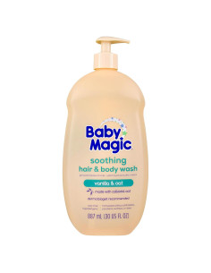 Jabón Suave Baby Magic para Cabello y Cuerpo 887 ml Vainilla Avena