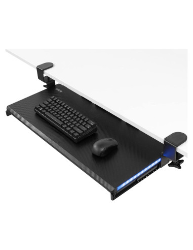 Bandeja de Teclado VIVO MOUNT-KB05EL con Luces LED RGB