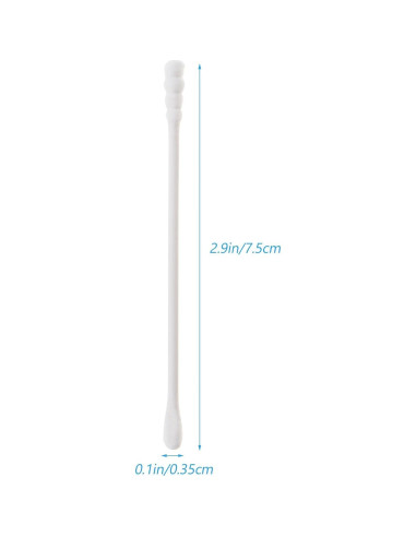 Bastones de Algodón NUOBESTY 400PCS Doble Punta para Bebés