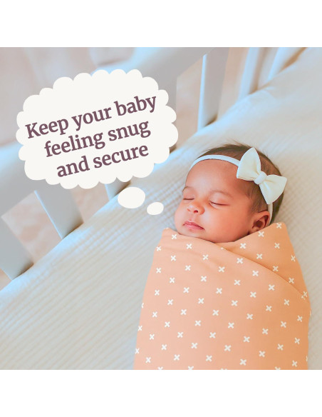Manta de Envolver Bazzle Baby Mocha 81x81 cm Suave y Transpirable
