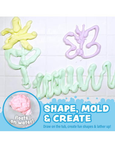 Jabón Espumoso Tub Works para Niños - 6 Colores Frutales