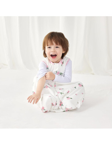 Saco de Sueño 1.5 TOG Algodón Orgánico para Bebé 6-18 Meses