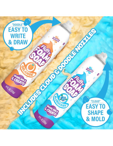 Jabón Espumoso Tub Works para Niños - 6 Colores Frutales