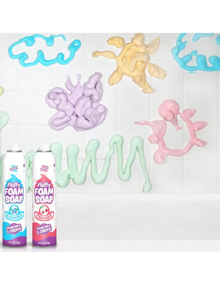 Jabón Espumoso Tub Works para Niños - 6 Colores Frutales