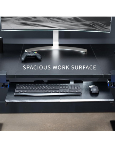 Bandeja de Teclado VIVO MOUNT-KB05EL con Luces LED RGB