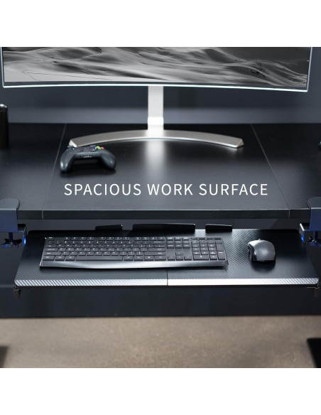 Bandeja de Teclado VIVO MOUNT-KB05EL con Luces LED RGB