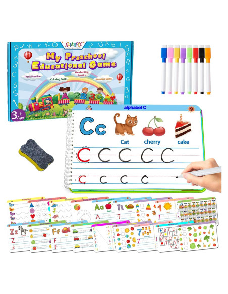Cuaderno Montessori de Escritura para Niños 3-5 Años - 51 Páginas Cuaderno Montessori de Escritura para Niños 3-5 Años - 51 Páginas