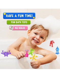 Juguetes de Baño para Bebés Richtim 6PCS Alienígenas 2