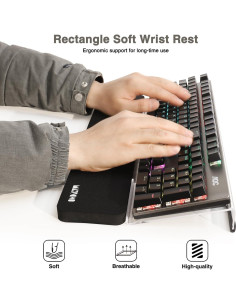 Soporte Elevador de Teclado Ergonómico MAXECHO Acrílico 42.9 cm 2