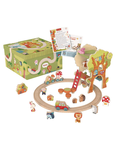 Mundo de Juego Casa del Árbol Bababoo 31 Piezas 2-4 Años
