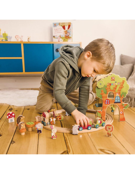 Mundo de Juego Casa del Árbol Bababoo 31 Piezas 2-4 Años