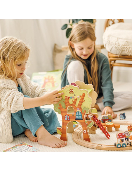 Mundo de Juego Casa del Árbol Bababoo 31 Piezas 2-4 Años