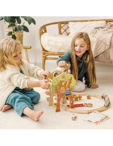 Mundo de Juego Casa del Árbol Bababoo 31 Piezas 2-4 Años