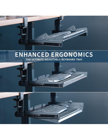 Bandeja de Teclado VIVO MOUNT-KB05HT Ajustable 68.6x27.9cm