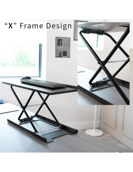 Elevador de Teclado Ergonómico VIVO 67.6x29 cm Ajustable 20.8-33 cm