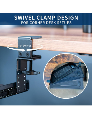 Bandeja de Teclado VIVO MOUNT-KB05HT Ajustable 68.6x27.9cm