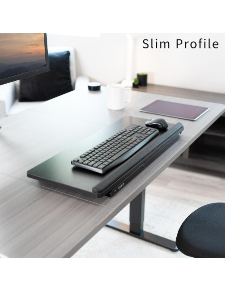 Elevador de Teclado Ergonómico VIVO 67.6x29 cm Ajustable 20.8-33 cm