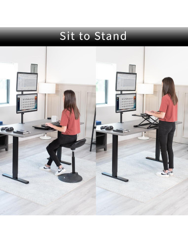 Elevador de Teclado Ergonómico VIVO 67.6x29 cm Ajustable 20.8-33 cm