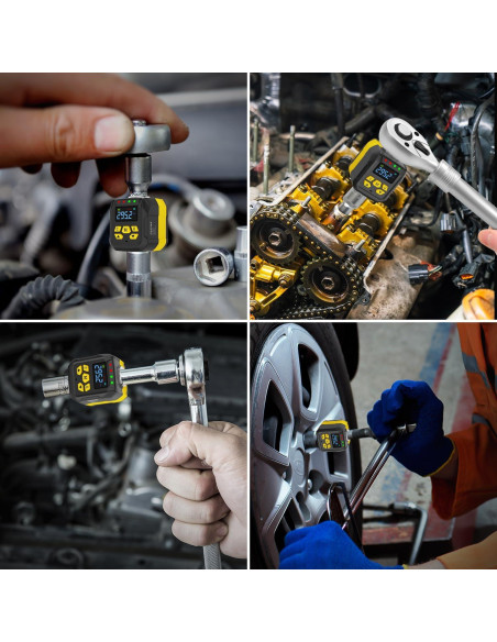 Llave de Torque Digital WAXTRON 1/2" 20-400 Nm Pantalla LCD