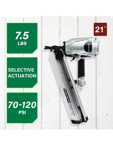 Clavadora de Estructura Metabo HPT NR90AES1 3.4 kg 5.1-8.9 cm