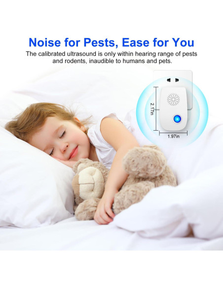 Repelente Ultrasónico Cavalry SLK10 - Control de Plagas 148.64 m