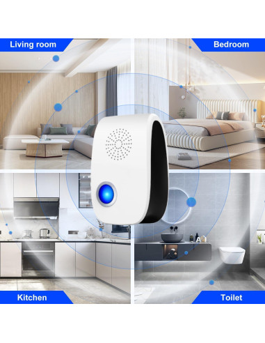 Repelente Ultrasónico Cavalry SLK10 - Control de Plagas 148.64 m