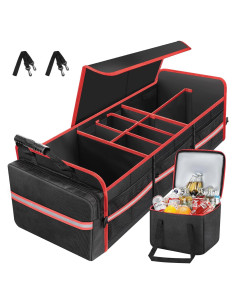 Organizador de Maletero Plegable SKYJDM 95L con Bolsa Térmica