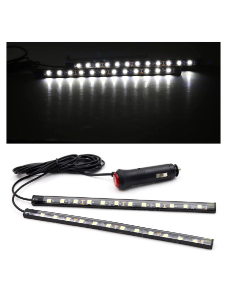 Kit de Iluminación LED para Coche YnGia 2PCS Blanco Impermeable