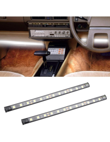 Kit de Iluminación LED para Coche YnGia 2PCS Blanco Impermeable