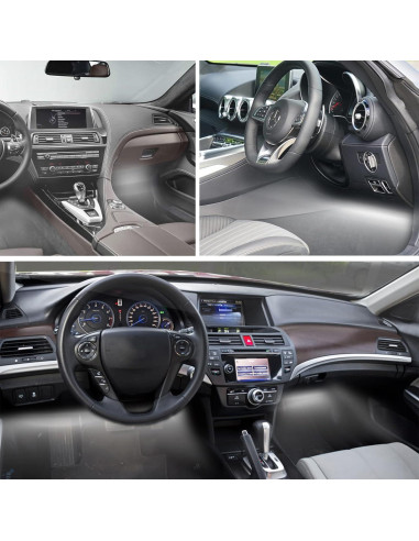 Kit de Iluminación LED para Coche YnGia 2PCS Blanco Impermeable