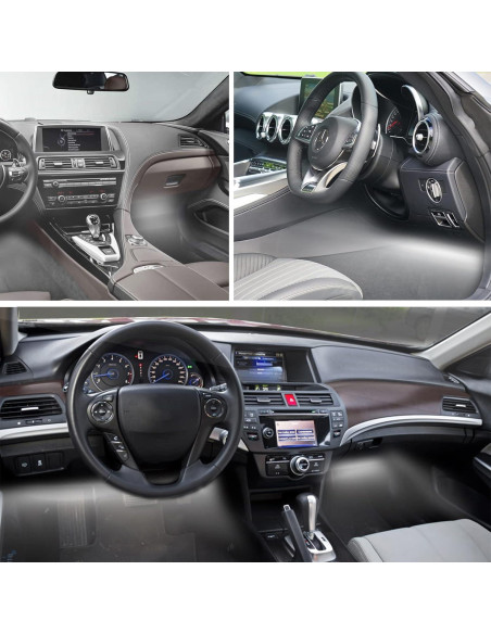 Kit de Iluminación LED para Coche YnGia 2PCS Blanco Impermeable