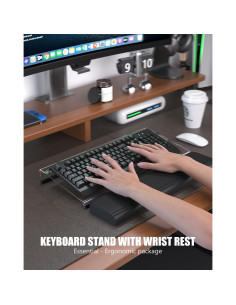 Soporte Ergonómico para Teclado HUICHANMI con Reposamuñecas 2