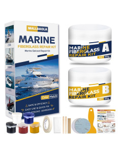 Kit de Reparación de Fibra de Vidrio Marino Mallbaola 0.19kg