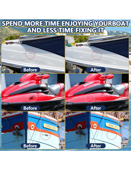 Kit de Reparación de Fibra de Vidrio Marino Mallbaola 0.19kg