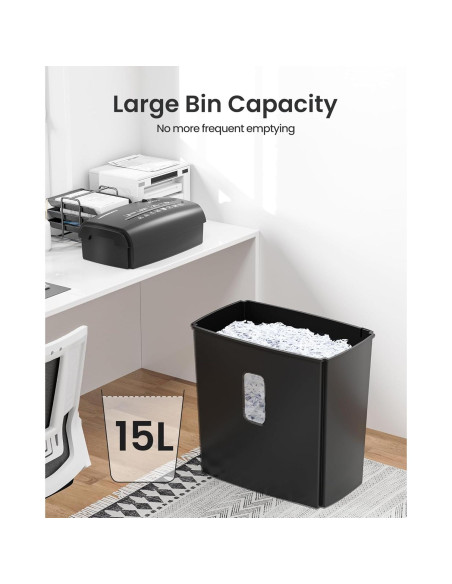 Desgarrador de papel micro corte Locksworth AZ1687 8 hojas P-4