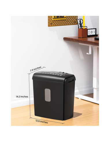 Desgarrador de papel micro corte Locksworth AZ1687 8 hojas P-4