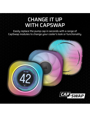 Enfriador de CPU Líquido Corsair iCUE Link Titan 240mm AIO RGB
