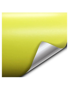 Vinilo Envoltura Mate Metálico VViViD+ Amarillo 15.24m x 1.52m