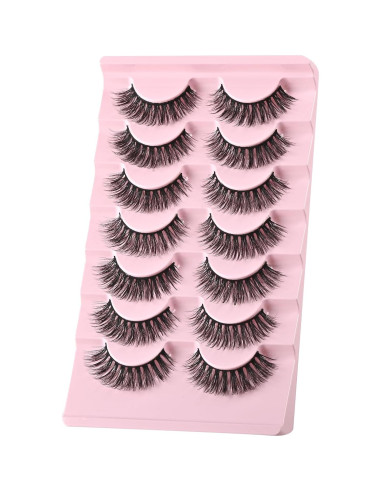Pestañas Postizas FARRED 8D Naturales 7 Pares 7-14MM