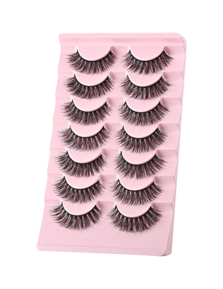 Pestañas Postizas FARRED 8D Naturales 7 Pares 7-14MM