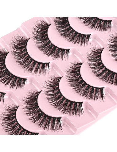 Pestañas Postizas FARRED 8D Naturales 7 Pares 7-14MM
